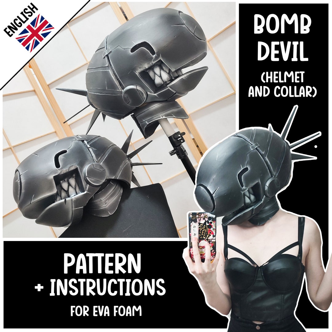 Chainsaw Devil EVA Foam Chainsaw Helmet Kit Perfect for Cosplay LARP and  Costume Making 