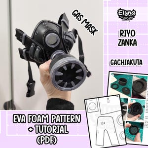 Gachiakuta Riyo/Zanka Mask Cosplay EVA Foam PATTERN + Tutorial (DIGITAL)