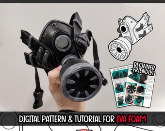 Gachiakuta Riyo/Zanka Mask Cosplay EVA Foam PATTERN + Tutorial (DIGITAL)