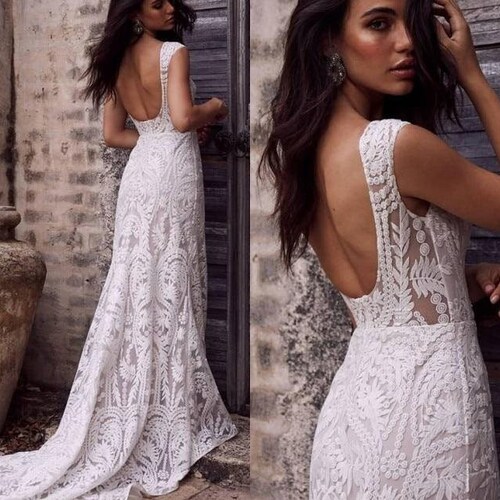 bohemian mermaid dress