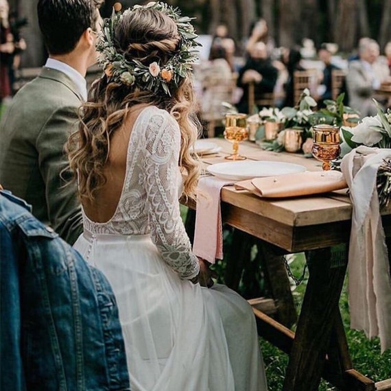 lace top dress with chiffon skirt