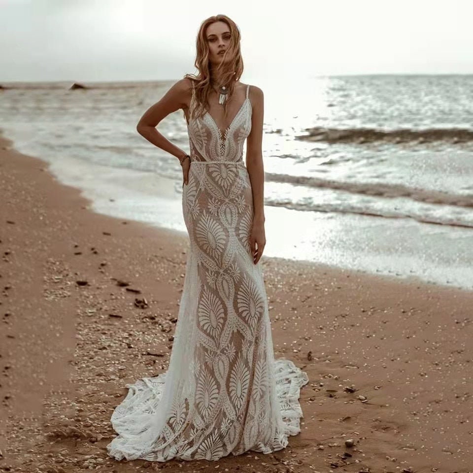 bohemian mermaid dress