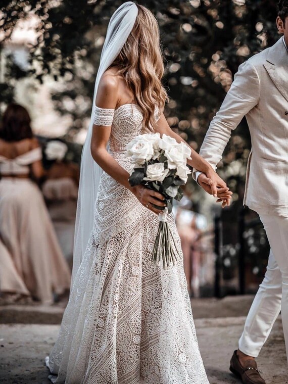 bohemian wedding party dresses