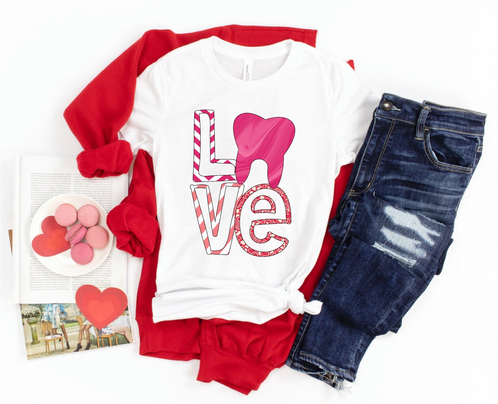 Love Dentist Shirt Valentine Dentist Shirt Dental Love Etsy