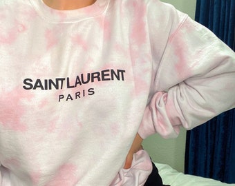 ysl hoodie tie dye
