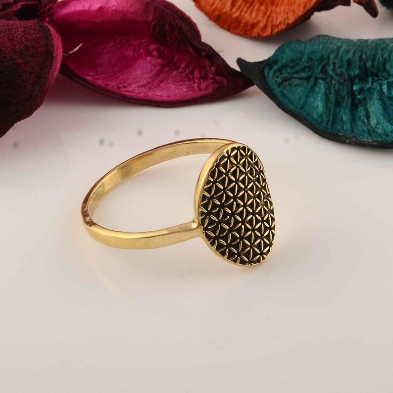 Yoga ring Designer Brass Ring Gift for her Promise Ring Engagement Band ring Yoga ring Fashion Ring Solitaire Ring