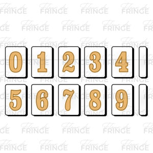 NOLA Street Tiles - Numbers, Instant Download // New Orleans // Lettering