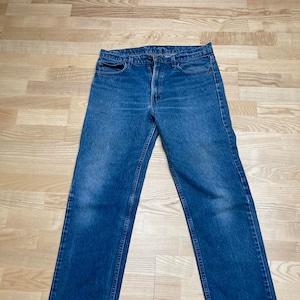 Levis 505 0217 80s Vintage 35/32 Blank tab Made in Usa