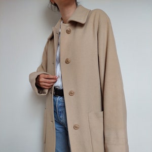 Nude wool coat Etsy France