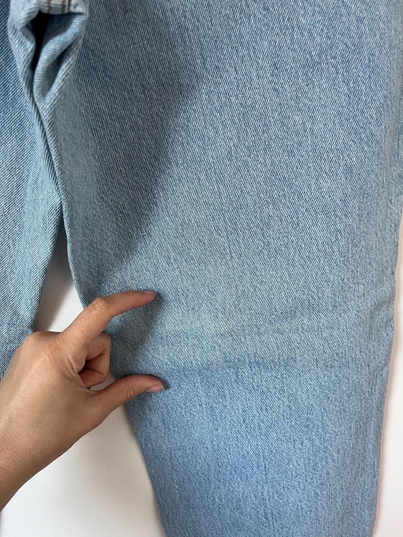 Vintage Levis 901 jeans W28 L30 Light Blue Wash 90s Levis Jeans image 13