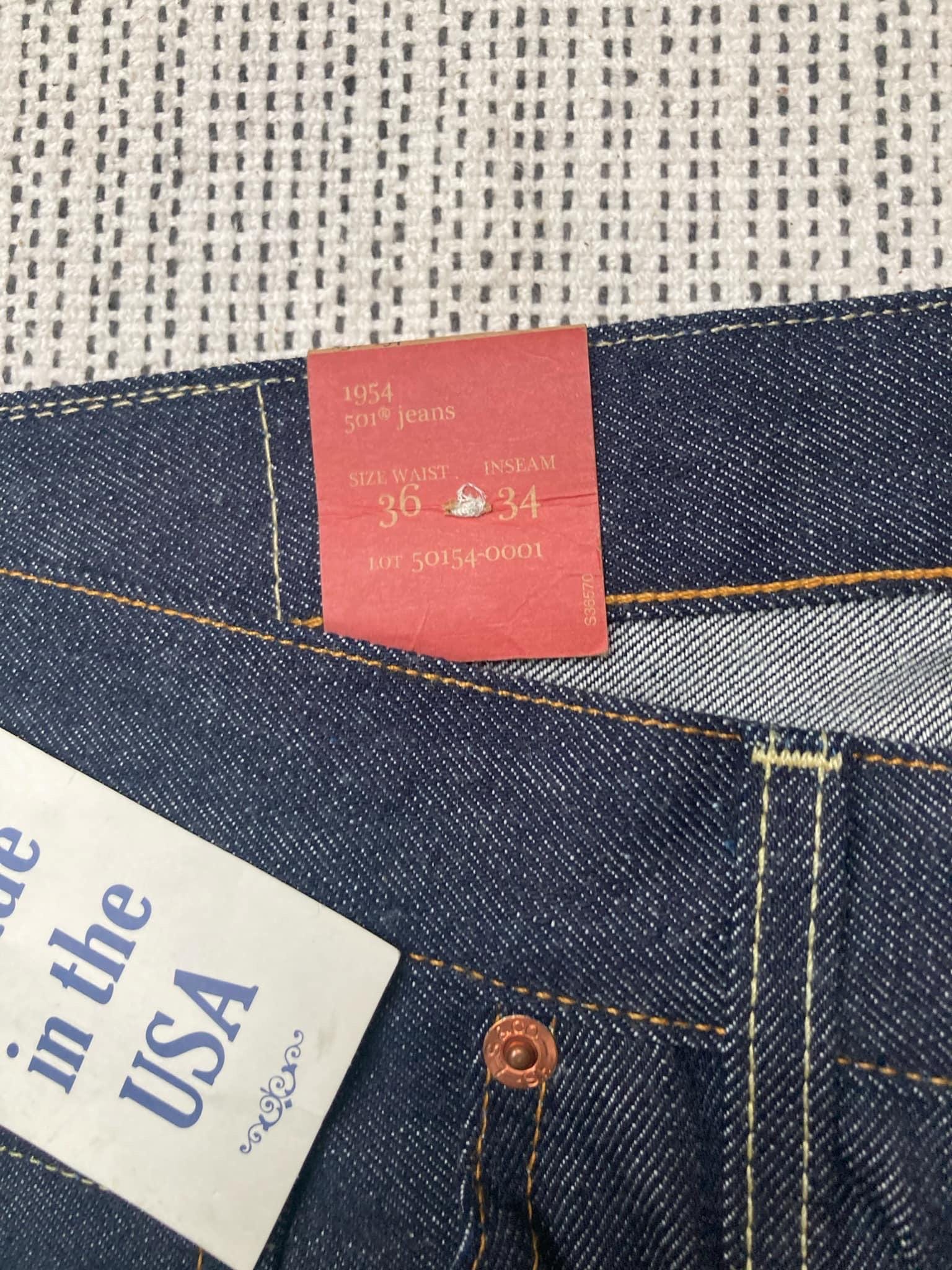 【W34】LEVI'S VINTAGE CLOTHING 501XX 55501 LVC Levi's Vintage Clothing 501Z XX 1954 Selvedge Denim