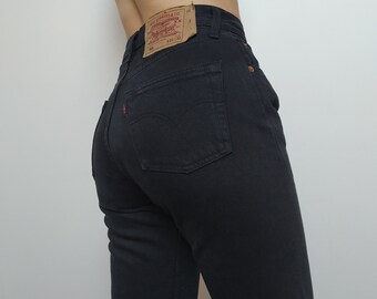 Levis 501 Black Jeans Men Women High 