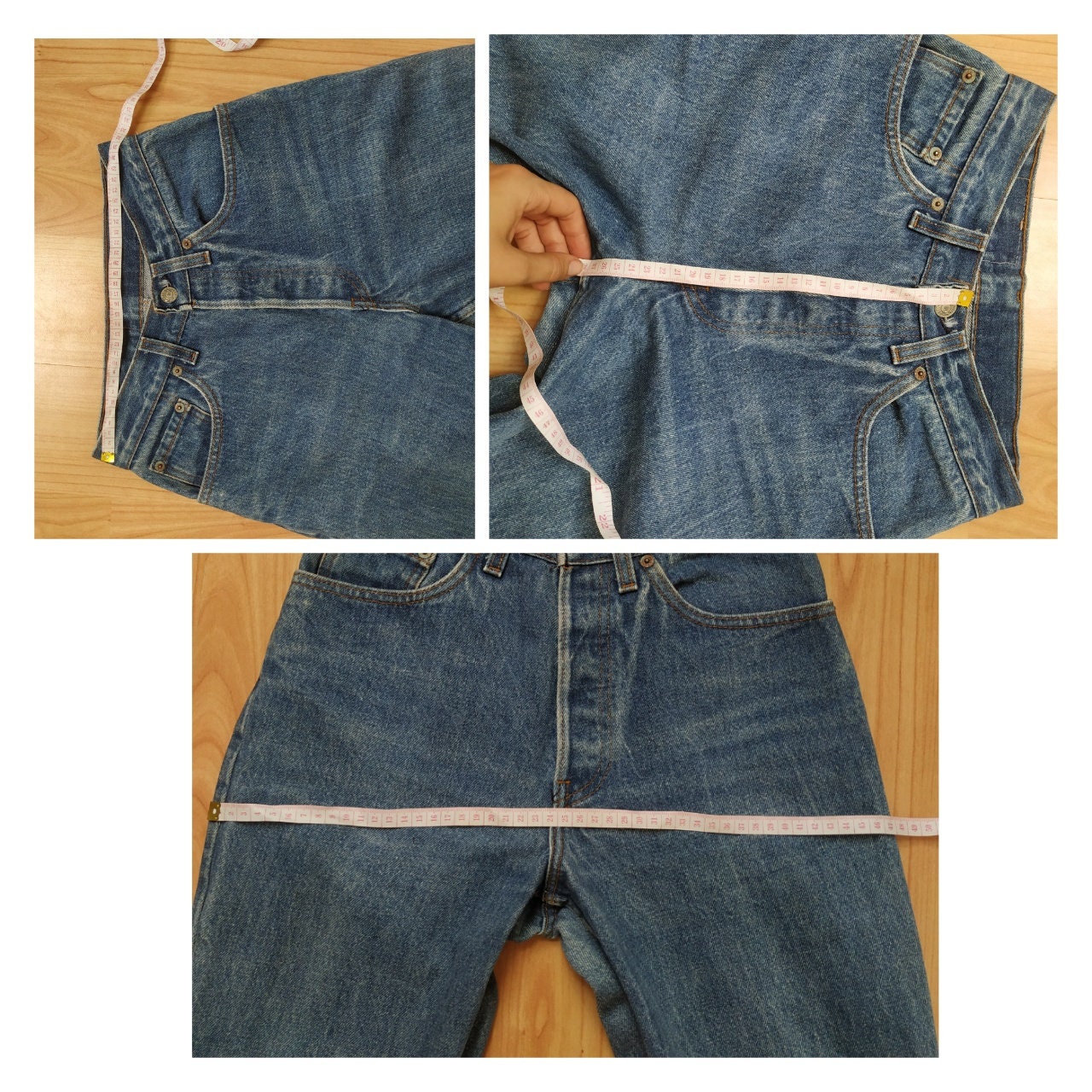 Levis 501 Vintage W24 L32 Made in USA 80s Dark Blue Wash Levis 501 Vintage W24 L32 Made in USA 80s Dark Blue Wash