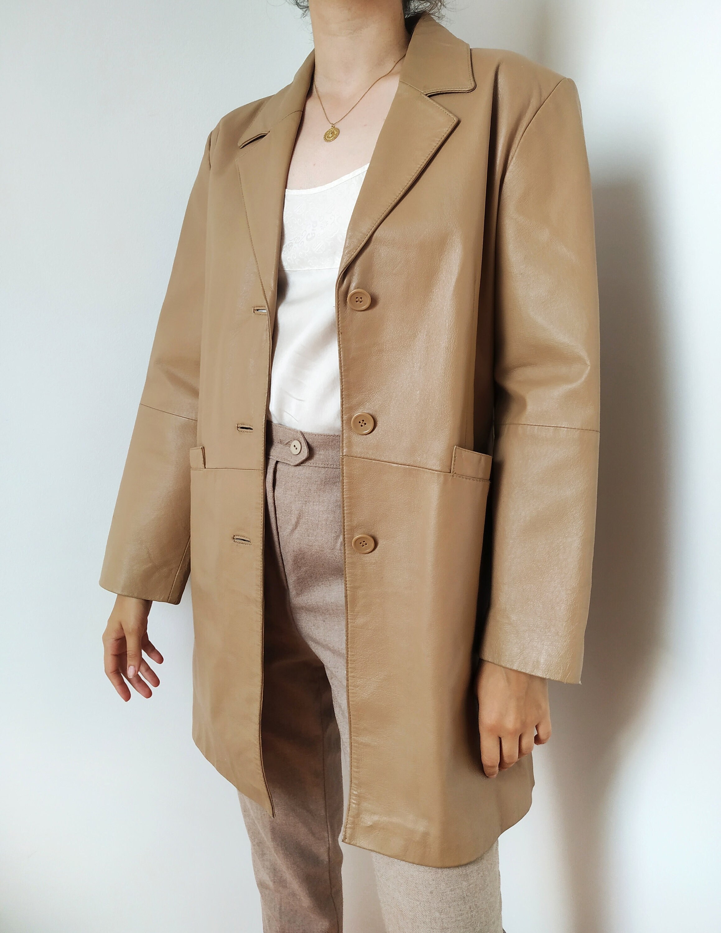 Nude Trench Coat Etsy Canada