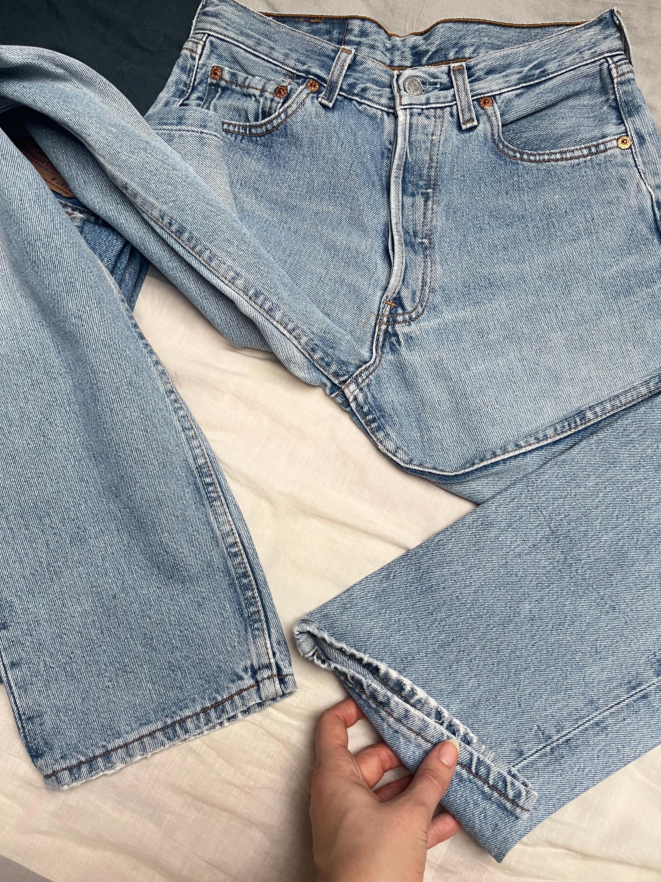 Levis 501 Vintage W27 L32 / Light Blue Wash / Straigh Leg