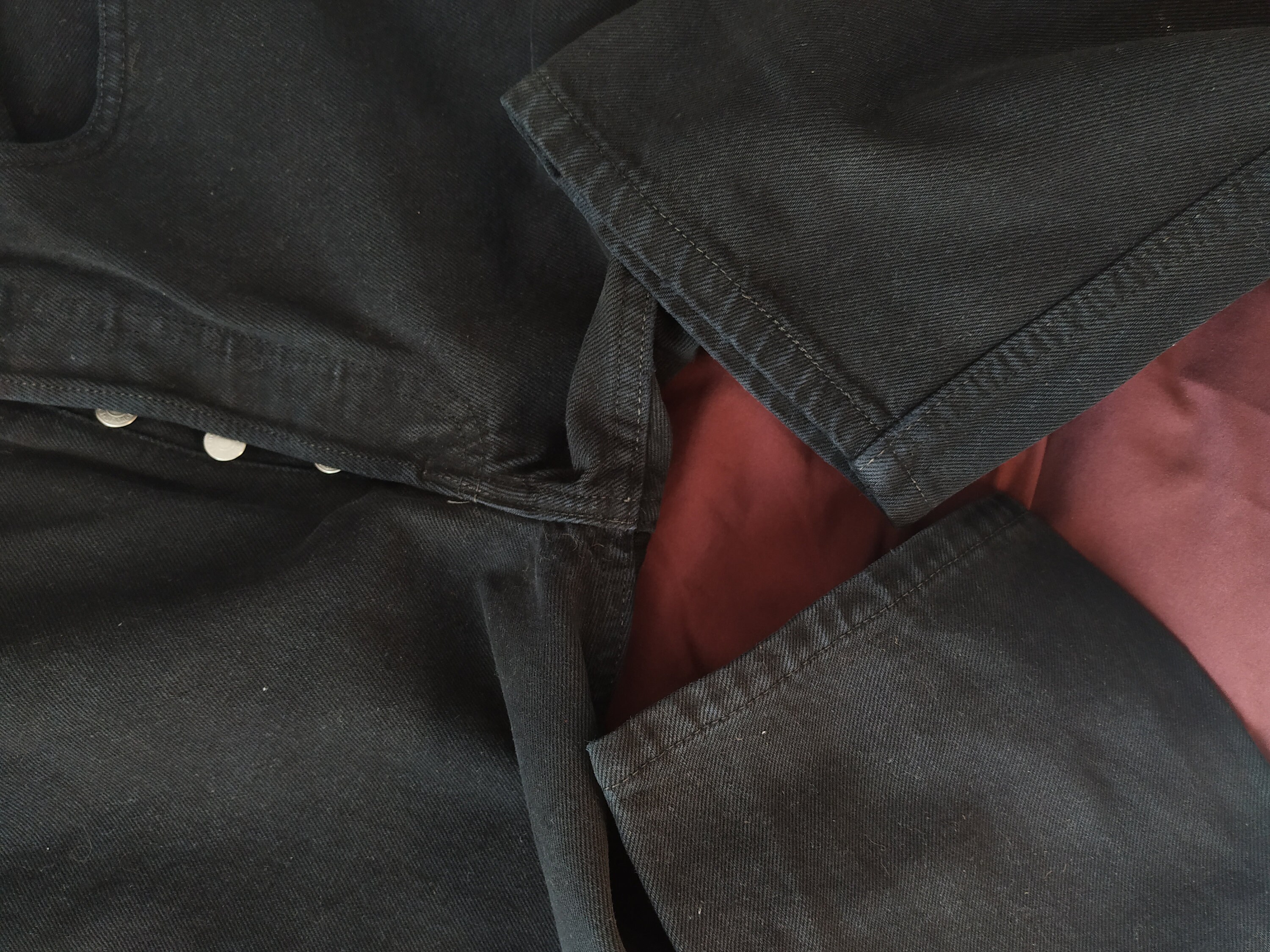 VINTAGE LEVIS 501 JEANS INDIGO 1980s SIZE W40 L30 MADE IN