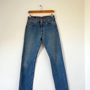 Vintage Levis 501 W30 L36 Levi&#39;s 501 Men jeans / Medium Blue Wash Men Jeans / Vintage 501 Levis Jeans for Men / Levis Size 30