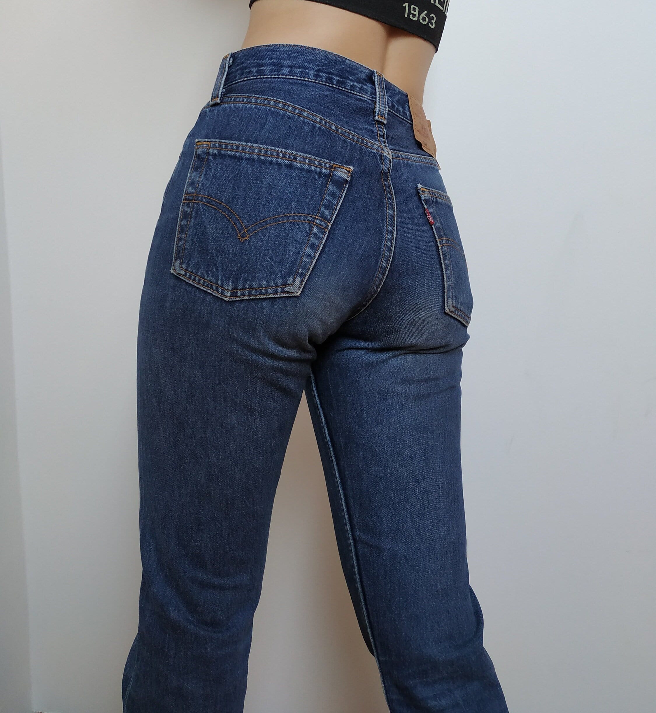 Levis 501 Vintage Size 26 - Made in USA 90s Dark Blue Wash Levis 501 Vintage Size 26 - Made in USA 90s Dark Blue Wash