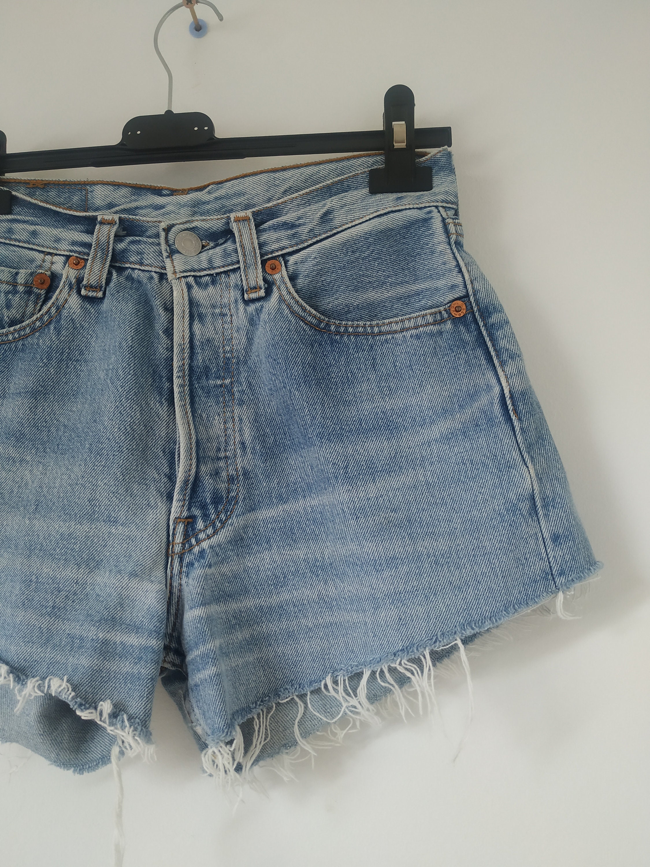 Vintage Levis 501 Shorts W25 Light Wash 90s - Etsy