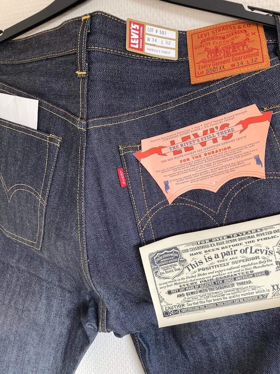 Levis Vintage Clothing LVC 1944 S501XX 34/32 Made in Japan - Etsy