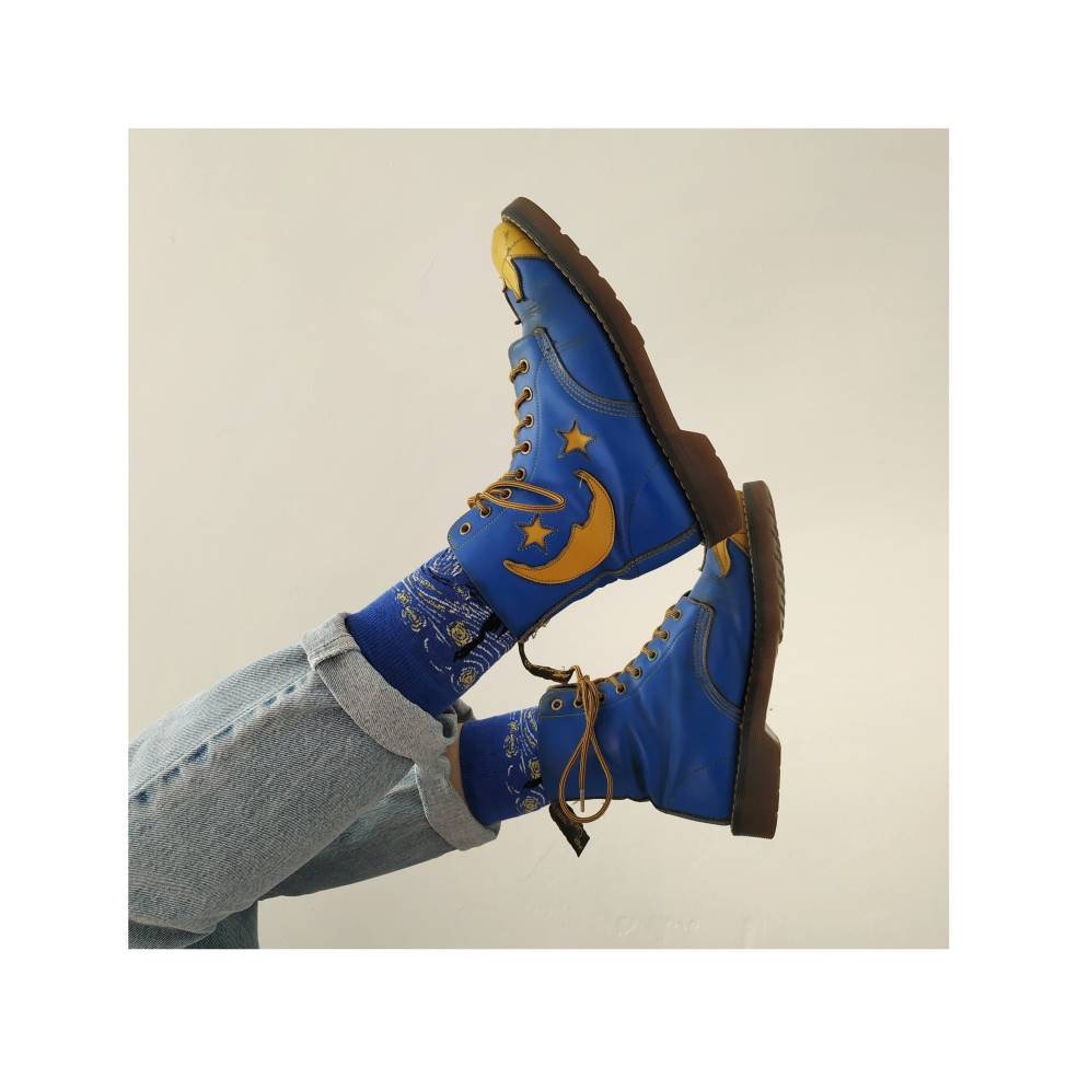 Vintage Dr Martens Sun and Moon&stars, Martens Tredair, 80s Vintage Dr Martens Sun and Moon&stars, Martens Tredair, 80s