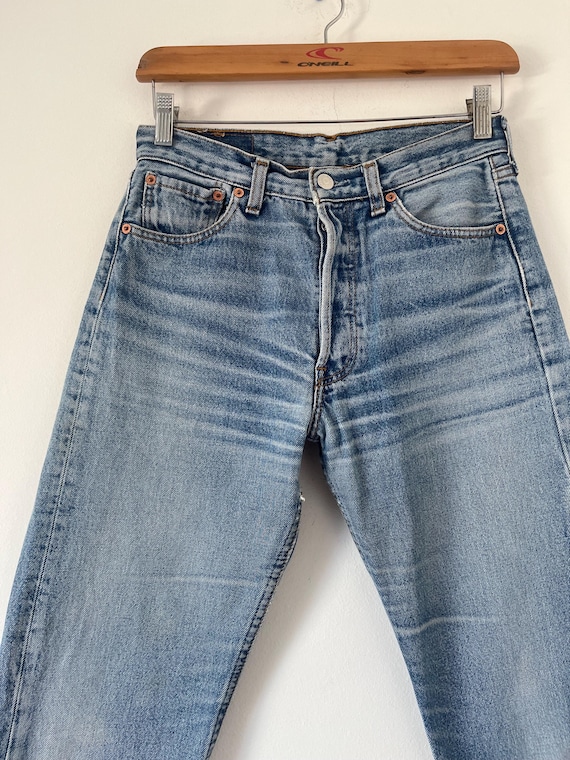 1990's Levi's 501 W27 MADE IN USA【GG0110 Levi's 501 90s Vintage W27 L30 Actual Size Measured/size