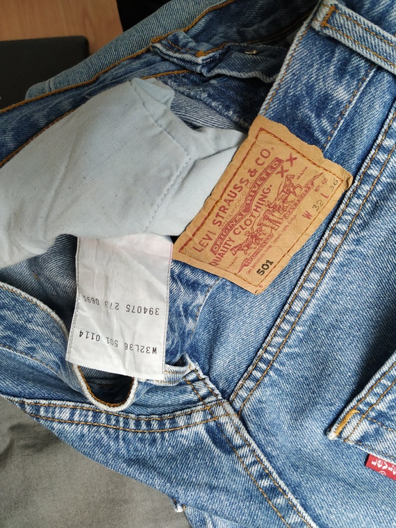 W29 L36 Men Levi's 501 Jeans Made in 90s - Etsy Israel