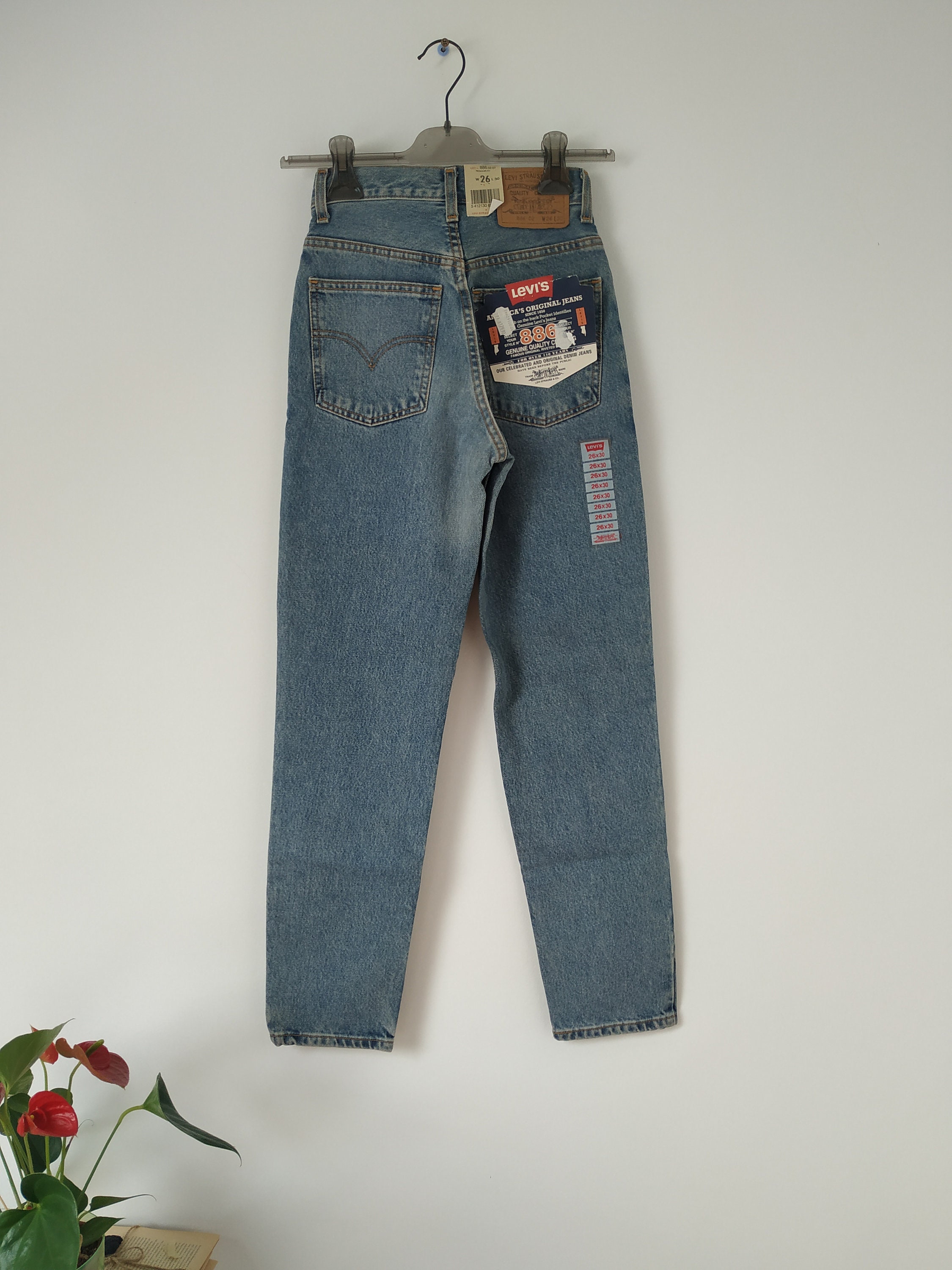 Vintage Levis 886 Jeans Size 24 / Levis Orange Tab / Levis