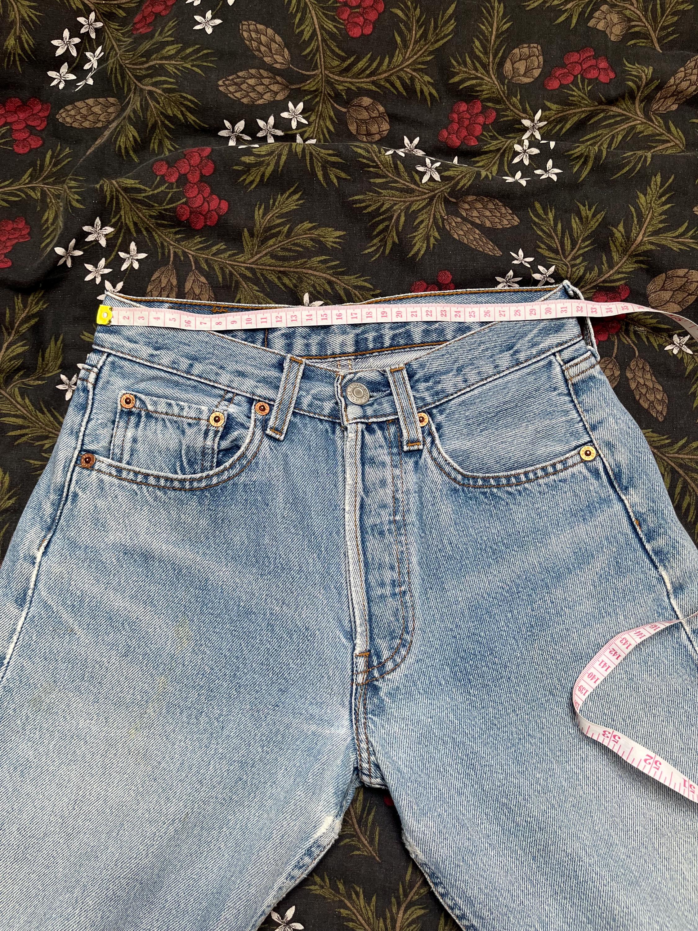 Ｋ.　Levi's 501 W24 L30 アメリカ購入 Levi's 501 Vintage W24 L30 / 90s Light Blue Wash Jeans / Straigh