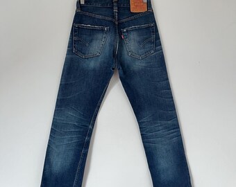 W27 Vintage 90s Levis 501 Big E 110 Years Selvedge Jeans - Etsy