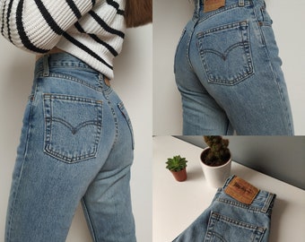 XS/24/25 DEADSTOCK Vintage Levi's Mom Jeans Levis 535 Mom - Etsy