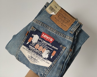 Vintage Levis 886 jeans size 24 / Levis orange tab / Levis deadstock jeans