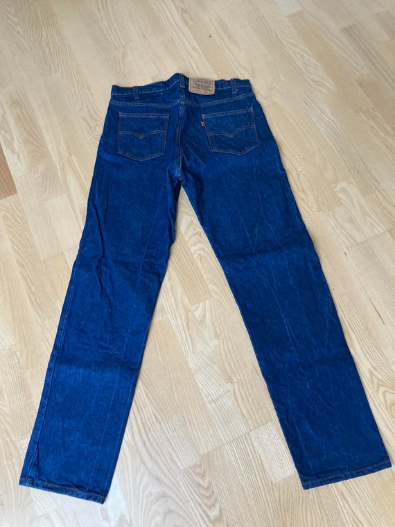 Vintage Levis 505 0217 - Tag 38/34 - 80s Levis Dark Wash Men