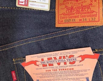 Levis 501 Selvedge Redline / 1944 S501XX 34/32 / Made in Levis 501 Selvedge Redline / 1944 S501XX 34/32 / Made in