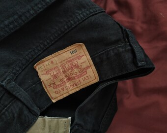 Levi's 501 ブラックmade in usa W34 L30 USA製 90s Levi's 501 Black Denim Pants 黒 W34×L30 リーバイス