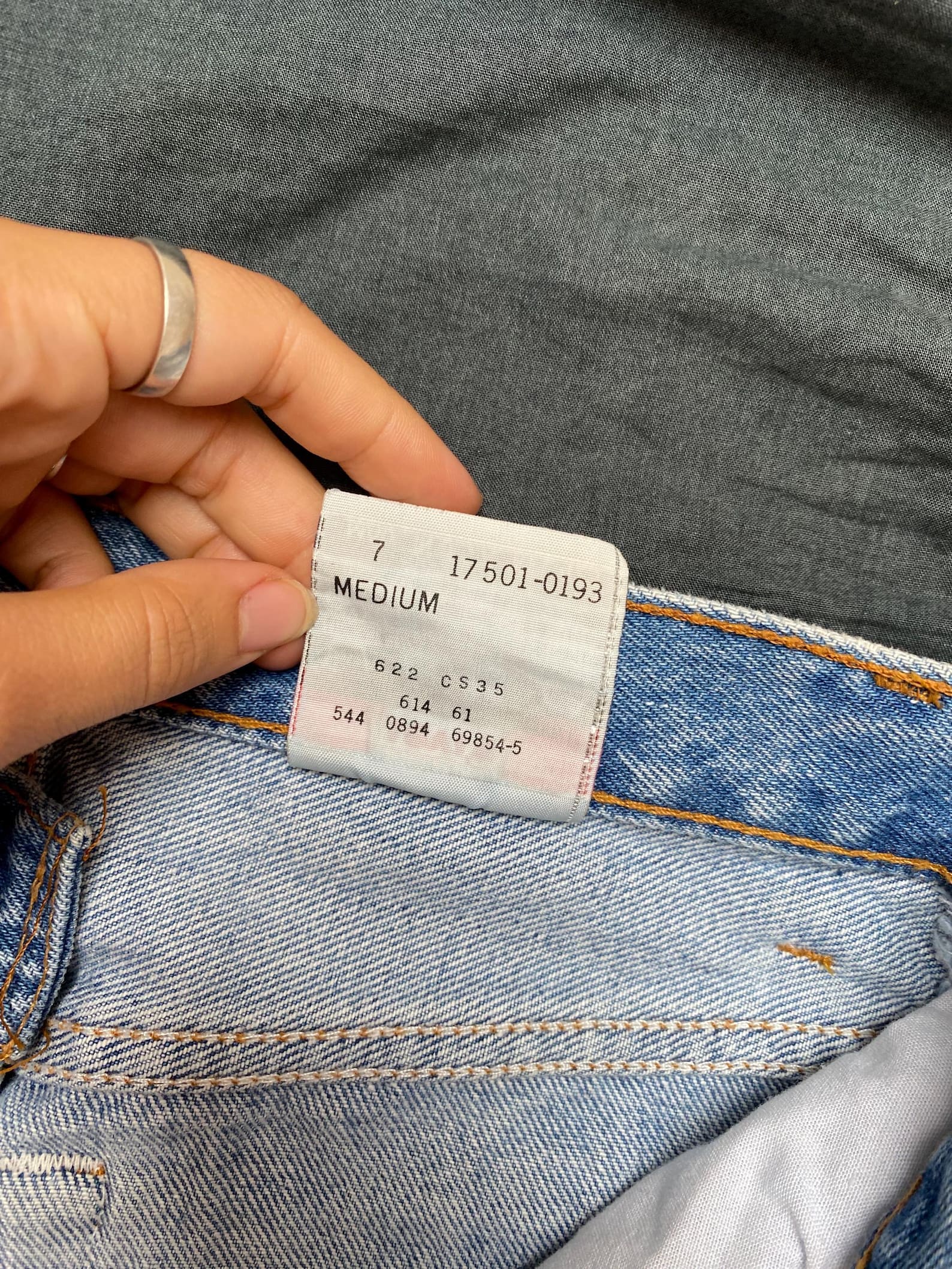 Vintage Levi’s 17501 High Rise Jeans W27 L32 – Made in USA Light Blue ...