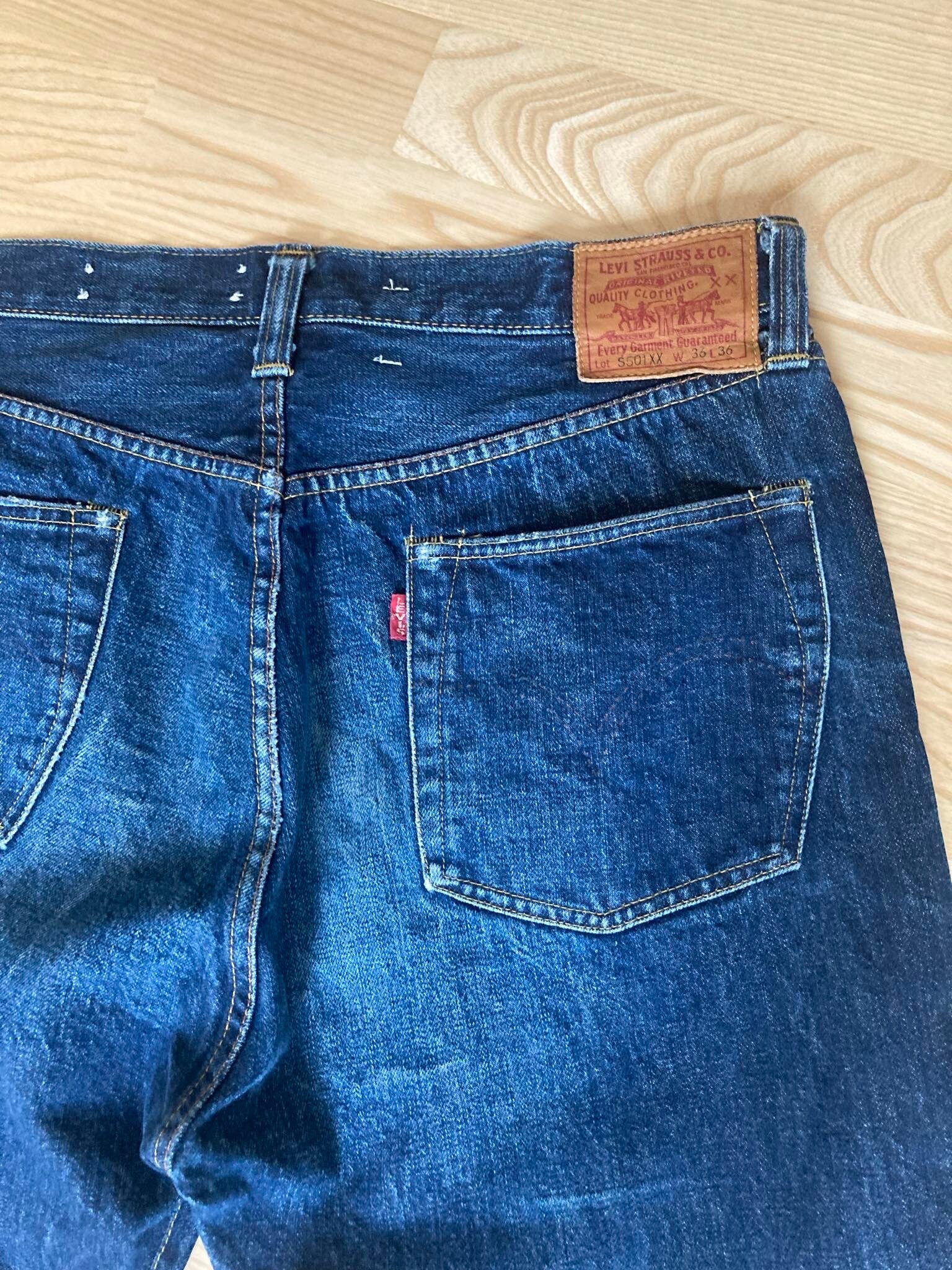 Levis Vintage Clothing 1944 S501XX Made in USA Shore Leave