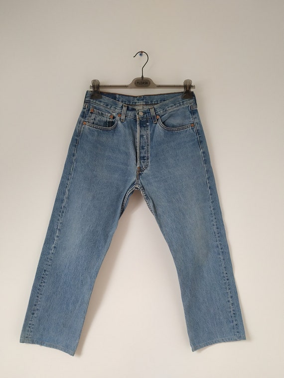 Buy Vintage Levi's 501 W28 Made in Usa Cropped Levi's Online - Etsy