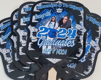 Graduation Fans, Class of 2025 Fan, Party Favor, Graduation Memorabilia/Keepsake