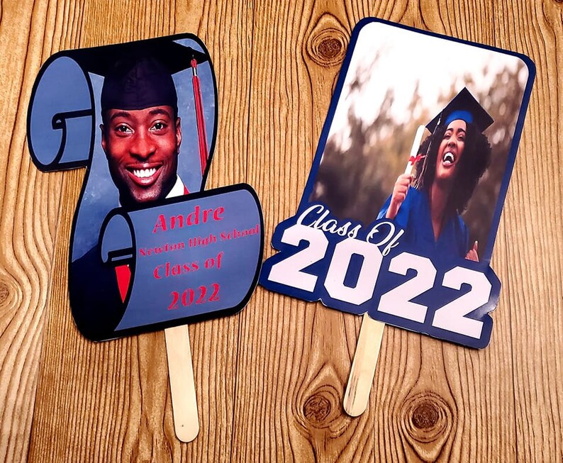 Graduation Fans Class of 2023 Fan Party Favor Graduation Etsy