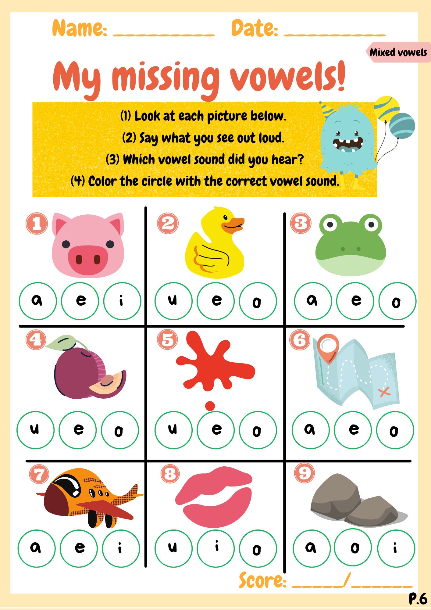 phonics worksheets cvc and sight words for kindergartenfirst etsy