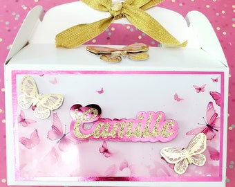 Custom Treat Box, Gable Box, Party Favor Box
