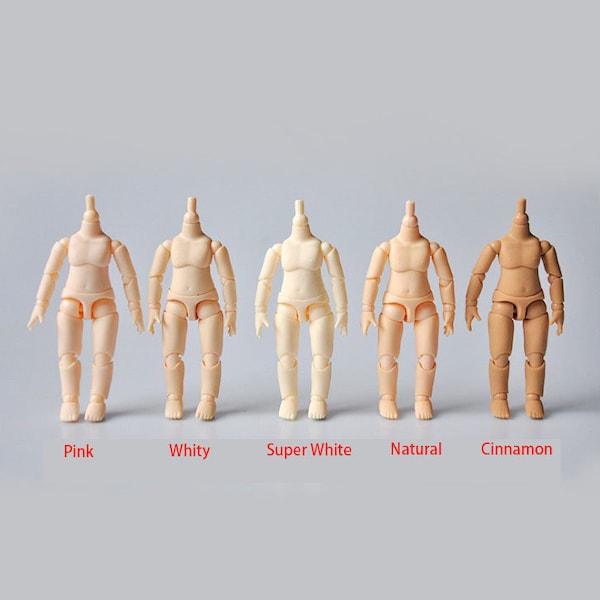 5 Colors YMY body doll body Obitsu Nendoroid Scale body Parts