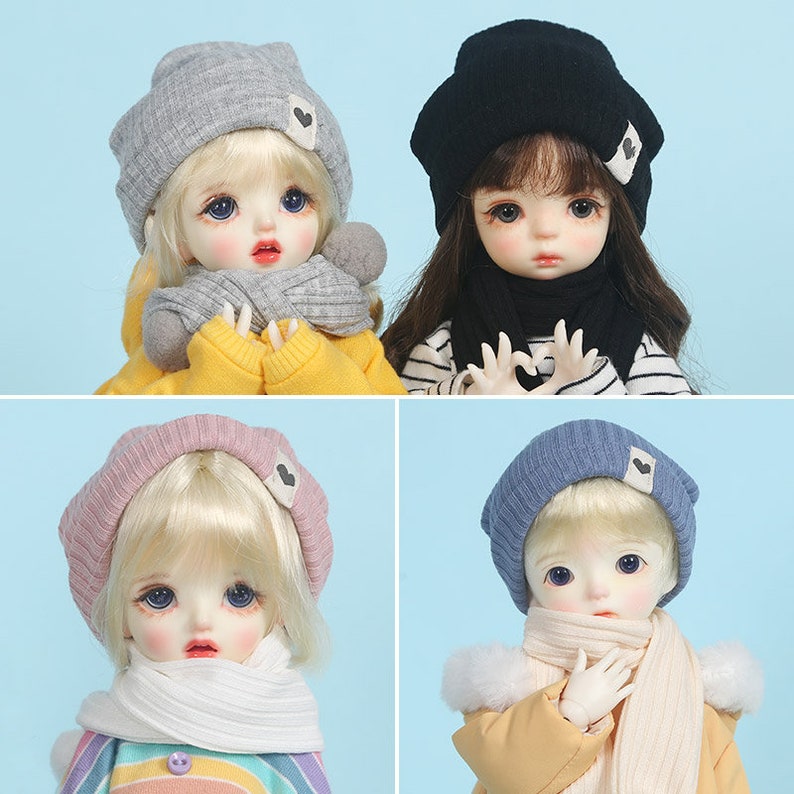 1/6 1/4 YOSD Body Blythe clothes wool hat and scarf  bjd holala