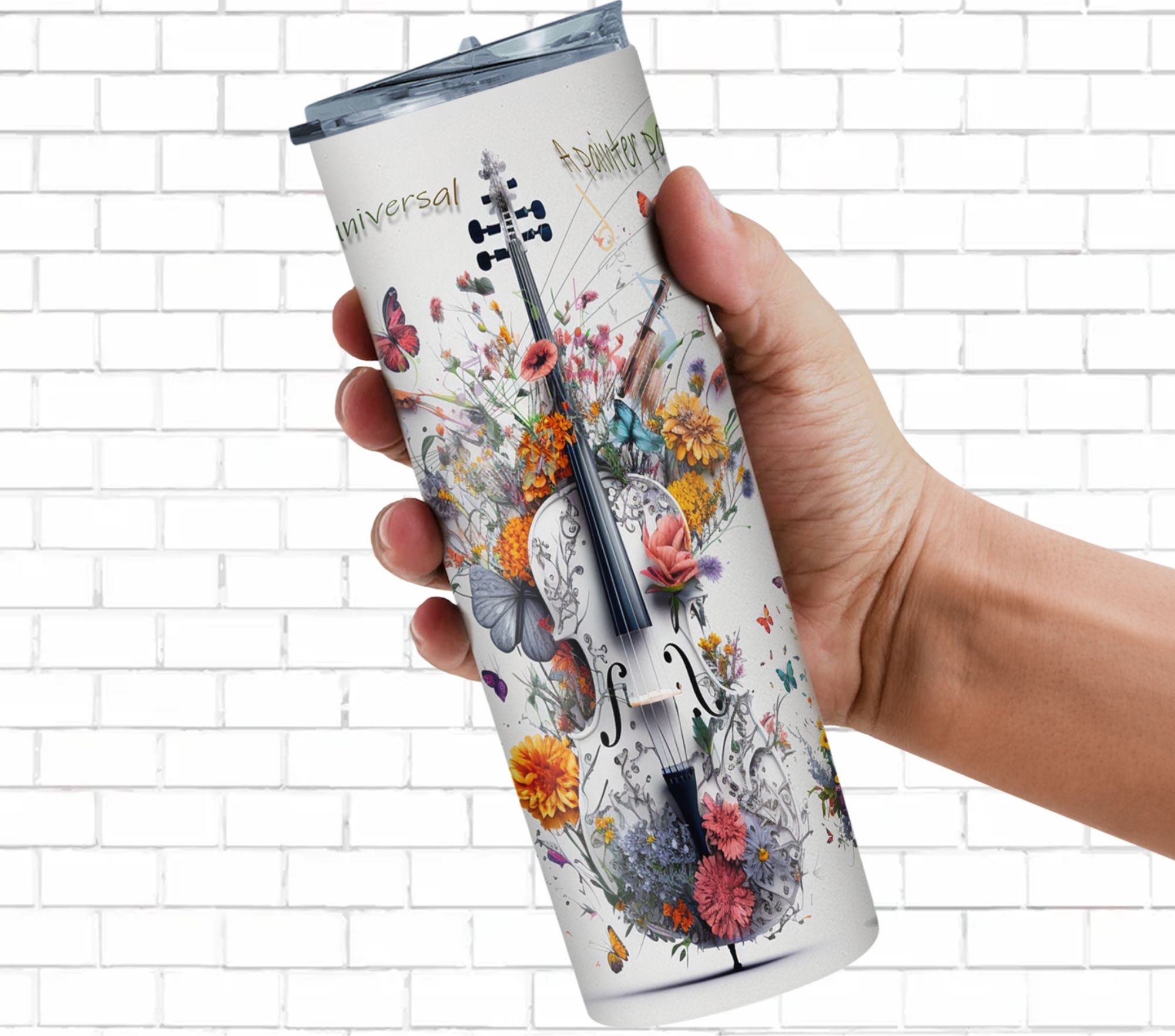 Magic Musical Instruments Tumbler Wrap 20oz Skinny Tumbler - Etsy