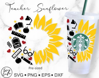 Download Starbucks Teacher Svg Etsy