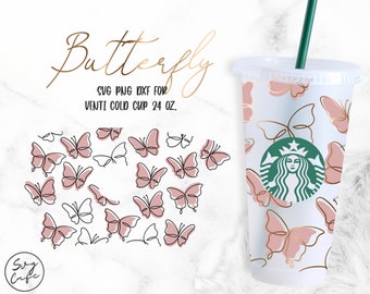 Butterfly Svg Starbucks Cup | Etsy