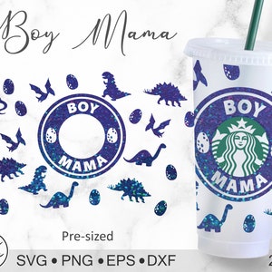 Boy Mom SVG, Boy Mama SVG, Boy Mom svg For Starbucks Venti cold cup 24 oz