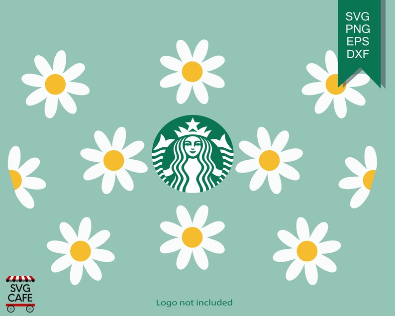 Download Seamless Daisy Starbucks cup svg Daisy svg png eps dxf for ...