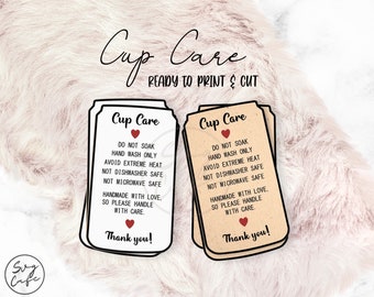 Libbey Glass Can Cup Care Png, Ready to Print and Cut Png Files